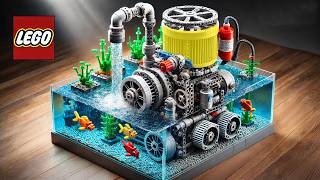 I Built A Giant Lego Water Pump For My Fish 🐠 Lego Auto Tech [upl. by Alesi]