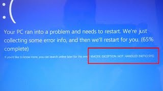 How to fix kmodeexceptionnothandled error in windows 10818 [upl. by Werda]