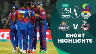 Short Highlights  Karachi Kings vs Lahore Qalandars  Match 8  HBL PSL 8  MI2T [upl. by Annairba96]