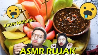 ASMR MUKBANG RUJAK SAMBAL LUMER DI MULUT BIKIN NGILER 🤤 [upl. by Culhert]