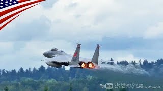 F15 Full Afterburner Takeoff amp Unrestricted Climb [upl. by Eiffub]