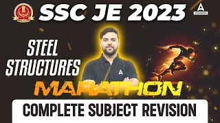 SSC JE 2023 Civil Engineering STEEL STRUCTURES Merathon Complete Subject Revision By Rehan Sir [upl. by Brett]