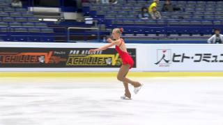 ISU 2014 Jr Grand Prix Ostrava Ladies Free Skate Sophie ALMASSY AUT [upl. by Coco673]