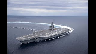 Aircraft Carrier EXTREME  USS Abraham Lincoln HighSpeed Turns DRIFTING [upl. by Grania]