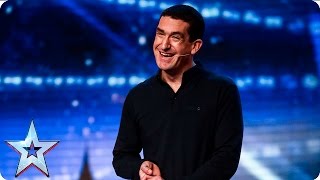 Can Darren Altman make a good impression  Week 1 Auditions  Britain’s Got Talent 2016 [upl. by Eronaele]