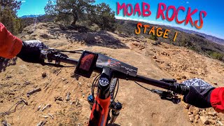 Will I survive three days of BRUTAL XC racing  Moab Rocks 2019  Stage 1 [upl. by Yecniuq262]