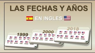 Fechas en Inglés  Cómo escribir las fechas en Inglés [upl. by Bahr]