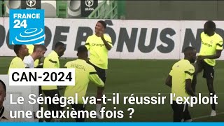 CAN2024  le Sénégal vatil réussir lexploit une deuxième fois  • FRANCE 24 [upl. by Enenstein]