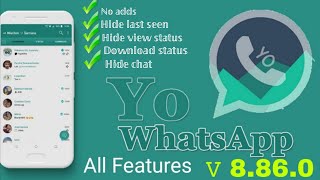 Yowhatsapp latest version settings and features  Gbwhatsapp [upl. by Anomas]