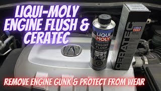 how to use liqui moly engine flush amp ceratec [upl. by Verine794]