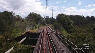 Kiama to Central real time cab view [upl. by Yattirb]