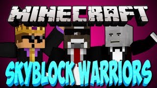 NEW Minecraft SKYBLOCK WARRIORS SERVER [upl. by Retsim]