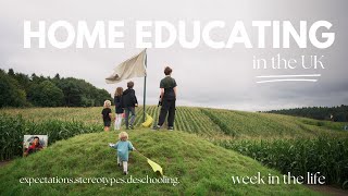 WEEK IN THE LIFE HOME EDUCATING IN THE UK  UNSCHOOLING FAMILY OF 5 [upl. by Esilram]