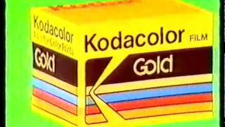 Kodackodacolor Gold film commercial 1987  motion graphics high speed photography 80s design [upl. by Lluj]