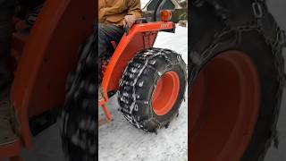 Chains equal traction Traction equals control tirechainsrequiredcom Aquiline MPC tractor chains [upl. by Maro]