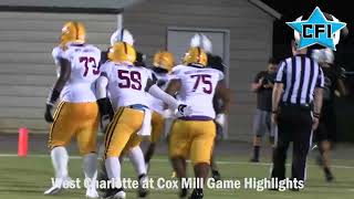 West Charlotte at Cox Mill Game Highlights [upl. by Olette]