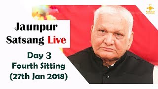 Ramashram Satsang Mathura Live from Jaunpur 27th Jan 2018 4th Sitting Morning Session [upl. by Sherourd]