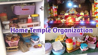 घर के म॑दिर को कैसे ऑर्गेनाइज रखे   My Home Temple Cleaning amp Organization Ideas [upl. by Enilecram]