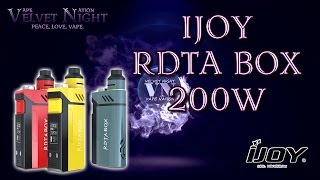 Обзор IJOY RDTA BOX 200W Пара слов о FumerVape [upl. by Amorete714]