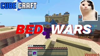 Epic CubeCraft BedWars Montage  Vincinio1 MCPE Gameplay [upl. by Aneri]