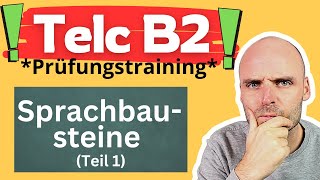 TELC B2 Sprachbausteine Teil 1  kompletter Test  Erklärung und Übungen [upl. by Brock]