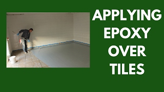 Applying Epoxy over Tiles  How to ensure proper bonding and filling [upl. by Pearl755]