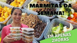 MARMITAS FIT PRA SEMANA  TENHA MAIS RESULTADOS CARDÁPIO FÁCIL E SIMPLES [upl. by Inittirb751]