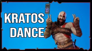 Kratos Dança  God of War Dace Garoto o pai ta on [upl. by Esorbma]