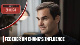 Roger Federer describes the influence Michael Chang amp other greats had on his game  ESPN 30 for 30 [upl. by Aiuqenehs176]