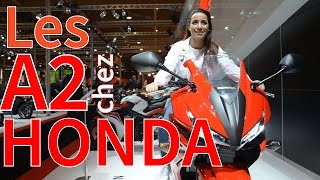 Salon de Lauto Bruxelles 2016  Les Motos Honda A2 [upl. by Pauwles]