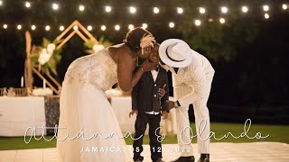 Our GatsbyThemed Wedding PresentingThePowells  Ocho Rios Jamaica [upl. by Annaoi623]