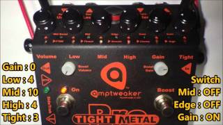 Amptweaker  TightMetal Pro  sound check [upl. by Marquis]