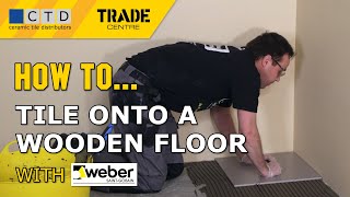 How To Tile Onto A Wooden Floor [upl. by Frederich]