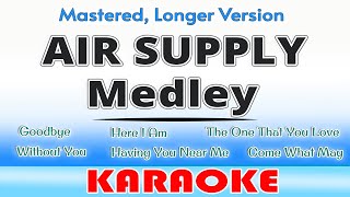 Air Supply Medley KARAOKE [upl. by Inama]