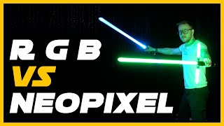 RGB vs NEOPIXEL Lightsaber  Was braucht mein Lichtschwert  Star Wars Guide [upl. by Alyosha]