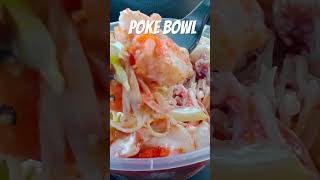 Lunchtime car MUKBANG Poke Bowl food mukbang asmr [upl. by Adolphe536]