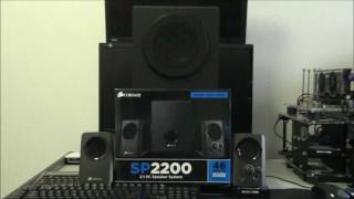 Corsair SP2200 21 Speakers Review [upl. by Halette]