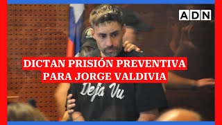 Decretan prisión preventiva para Jorge Valdivia tras formalización por delito de violación [upl. by Gleda]