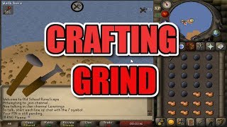 BEST IRONMAN CRAFTING XP 9 Ironman OSRS [upl. by Nylaras]