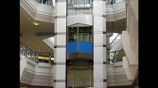 ARCHIVE The former glass lifts at the Galleries shopping centre Bristol [upl. by Okoy]