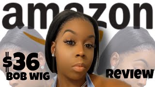 Amazon Bob wig review  install feat USEXY [upl. by Aissilem]