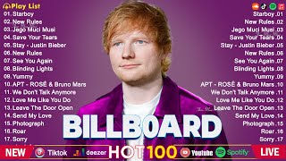 Bruno Mars The Weeknd Ed Sheeran Adele Maroon 5 Rihanna Sia 🌟 Billboard Top 50 This Week [upl. by Hilly545]