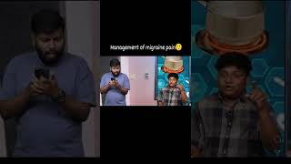 Management of migraine pain funny comedy shorts [upl. by Anitsrik852]