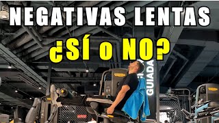 ¿NEGATIVAS LENTA PARA FUERZA O HIPERTROFIA Entrenamiento 42 [upl. by Alamap]