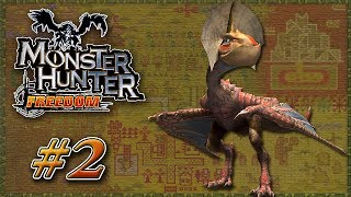 Monster Hunter Freedom l Parte 2 l Misión Nv  ★★  Yian Kut ku  Zona  Jungla [upl. by Reni]