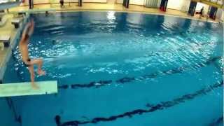 GoPro Diving in Amersfoort Diving Board and Platform Jumping Tricks HD [upl. by De116]