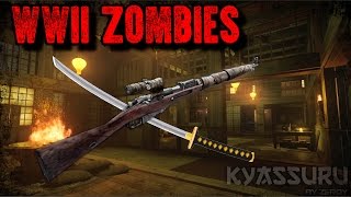 AMAZING WWII ZOMBIES KYASSURU  WORLD AT WAR CASTLE REMAKE [upl. by Ydieh598]