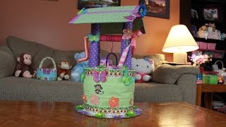 Wishing Well Diaper Cake How To Make [upl. by Ricoriki426]