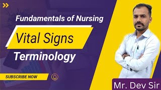 Terminology  Vital sign  Fundamental of nursing class by Dev Sir  Study help and health [upl. by Marvel]