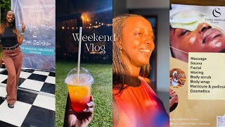 Weekend vlog Project Somnia Picnicart  Film Relaxing sauna and massage at Cocosckincare [upl. by Haziza]